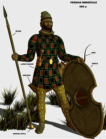 persian immortals armor